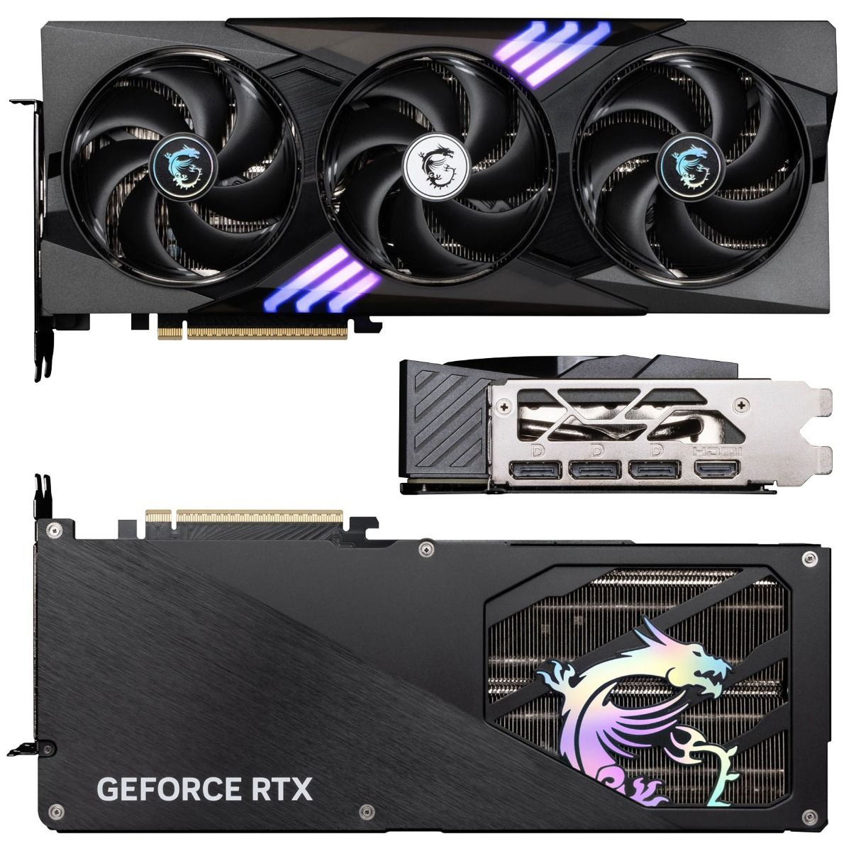 MSI RTX 5070 12GB GDDR7 GAMING TRIO OC Blackwell Graphics Card RGB