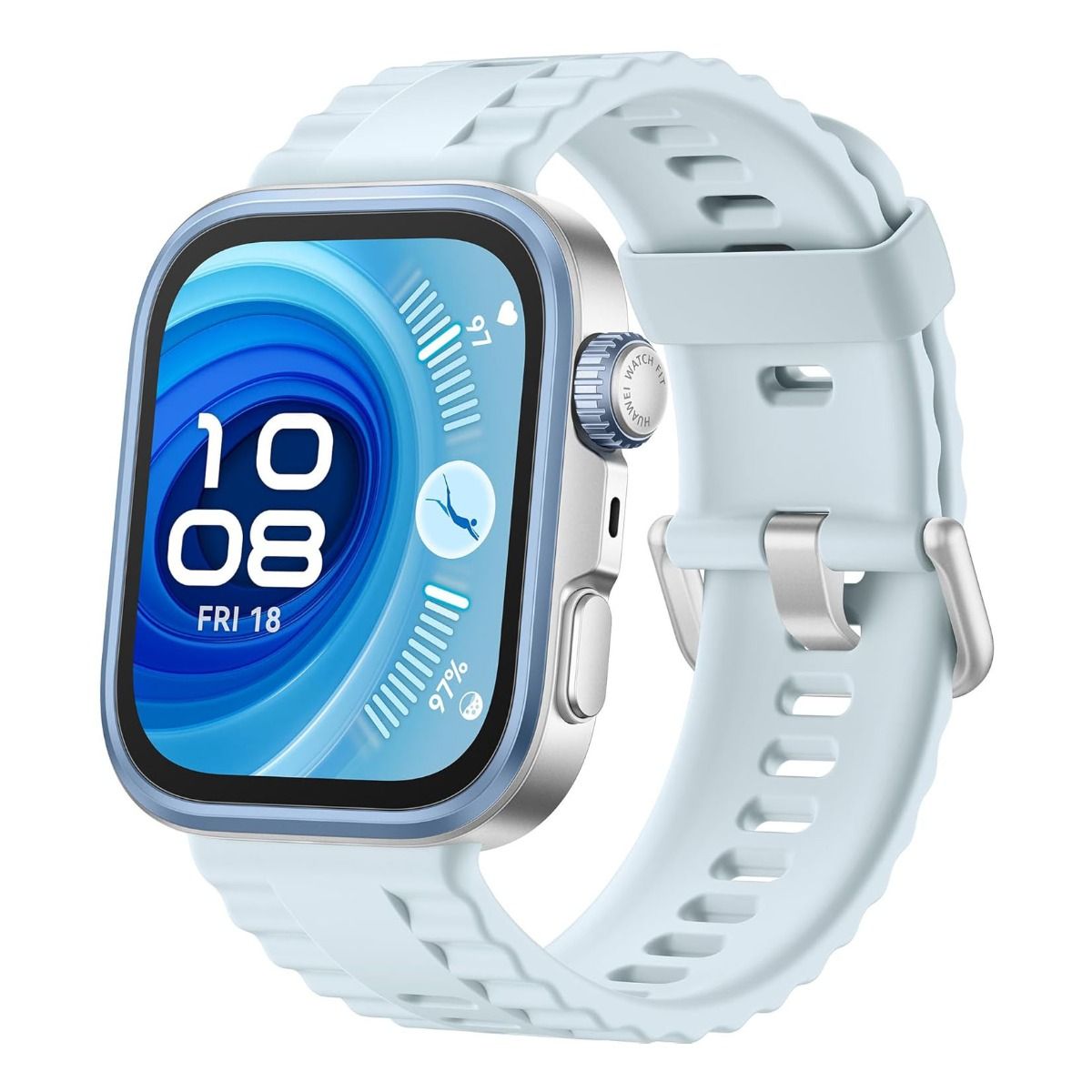 HUAWEI Watch Fit 4 1.82" AMOLED Thin & Light Smartwatch in Titanium Blue