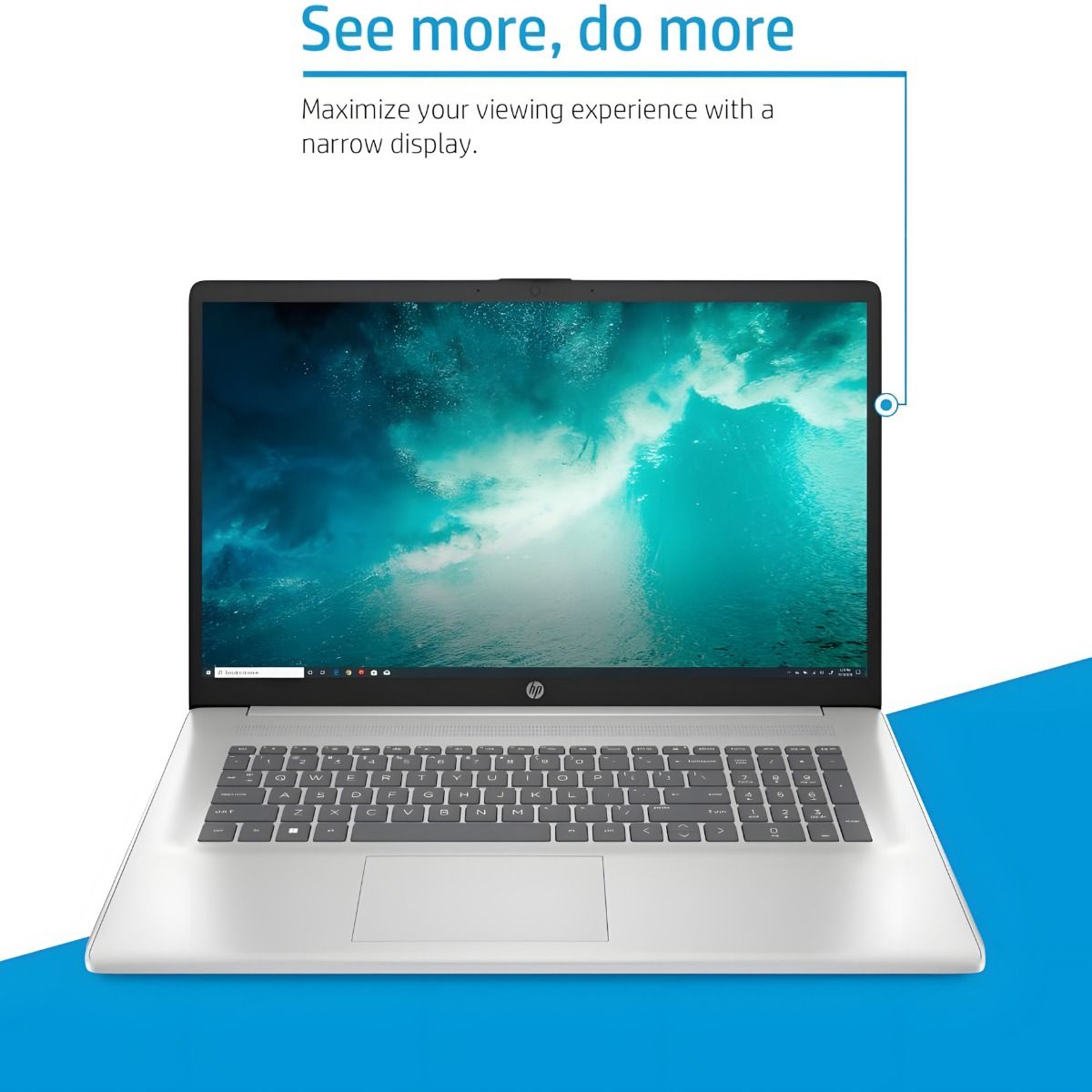 HP 17-cn2020na Laptop 17.3" Intel i5 12th Gen 8GB RAM 512GB SSD Silver