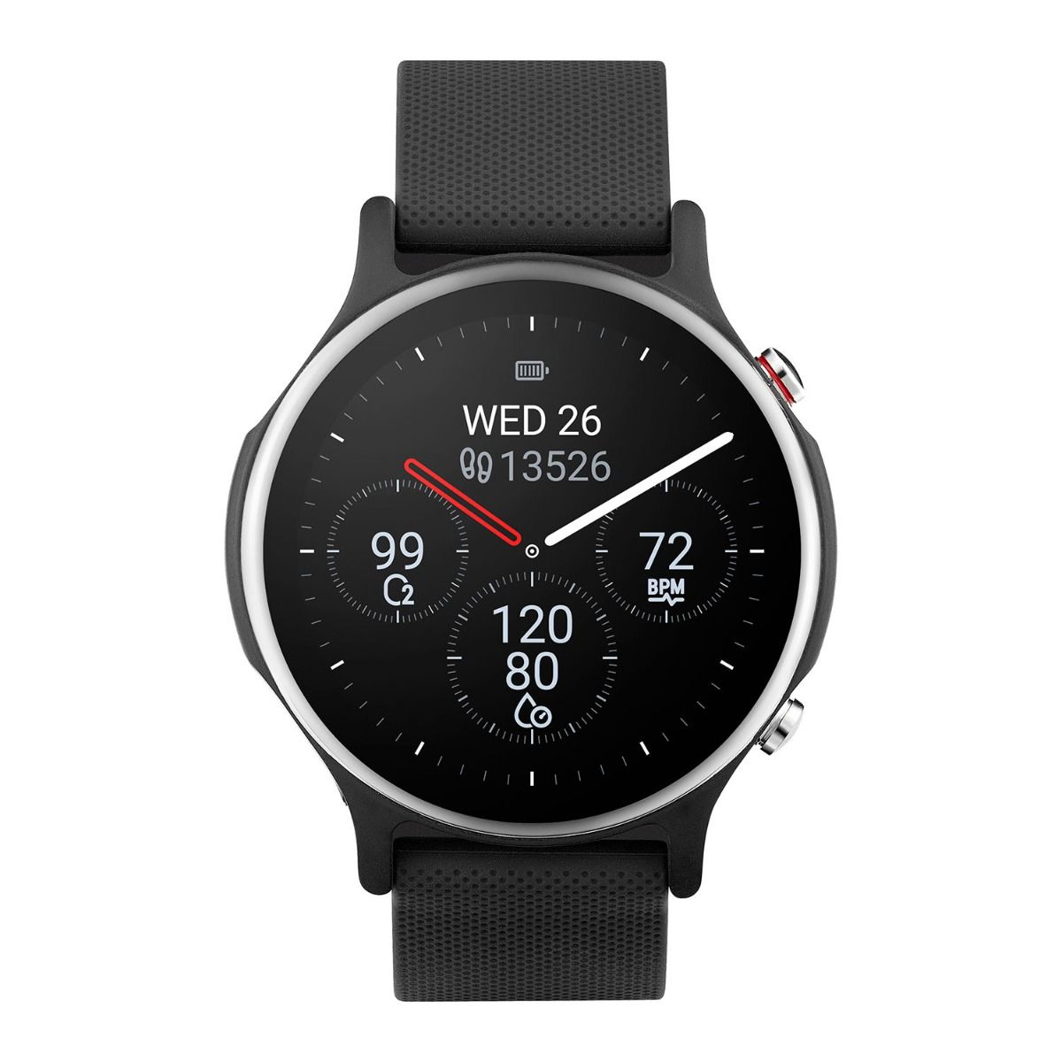ASUS VivoWatch 6 1.39" FHD+ Black Health Tracking Wellness Fitness Watch