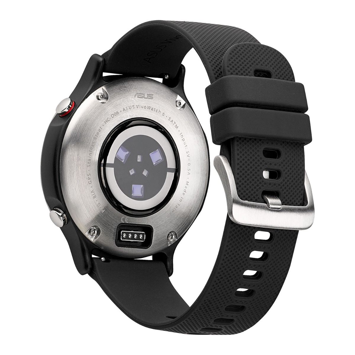 ASUS VivoWatch 6 1.39" FHD+ Black Health Tracking Wellness Fitness Watch