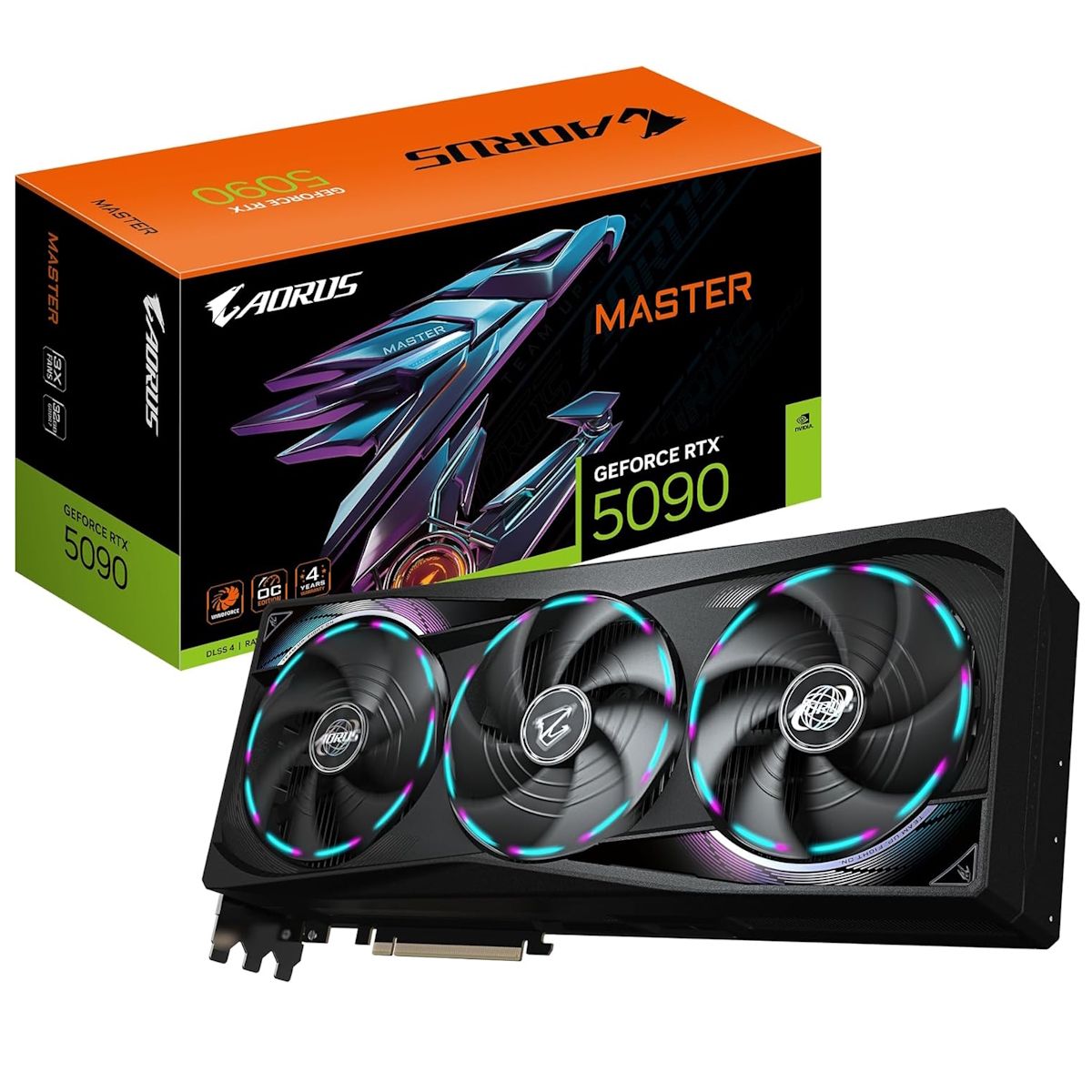 Gigabyte AORUS GeForce RTX 5090 Master 32GB GDDR7 Graphics Card