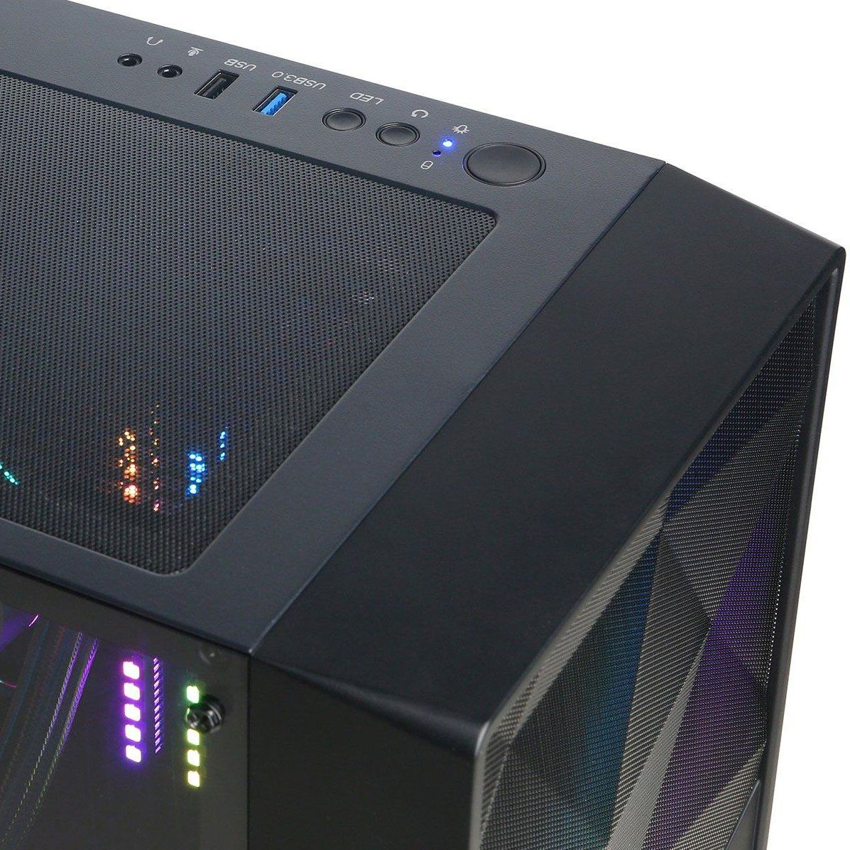 CyberPower Eurus PC Bundle Ryzen 5 8GB 512GB Monitor, KB, Headset, Mouse & Mat