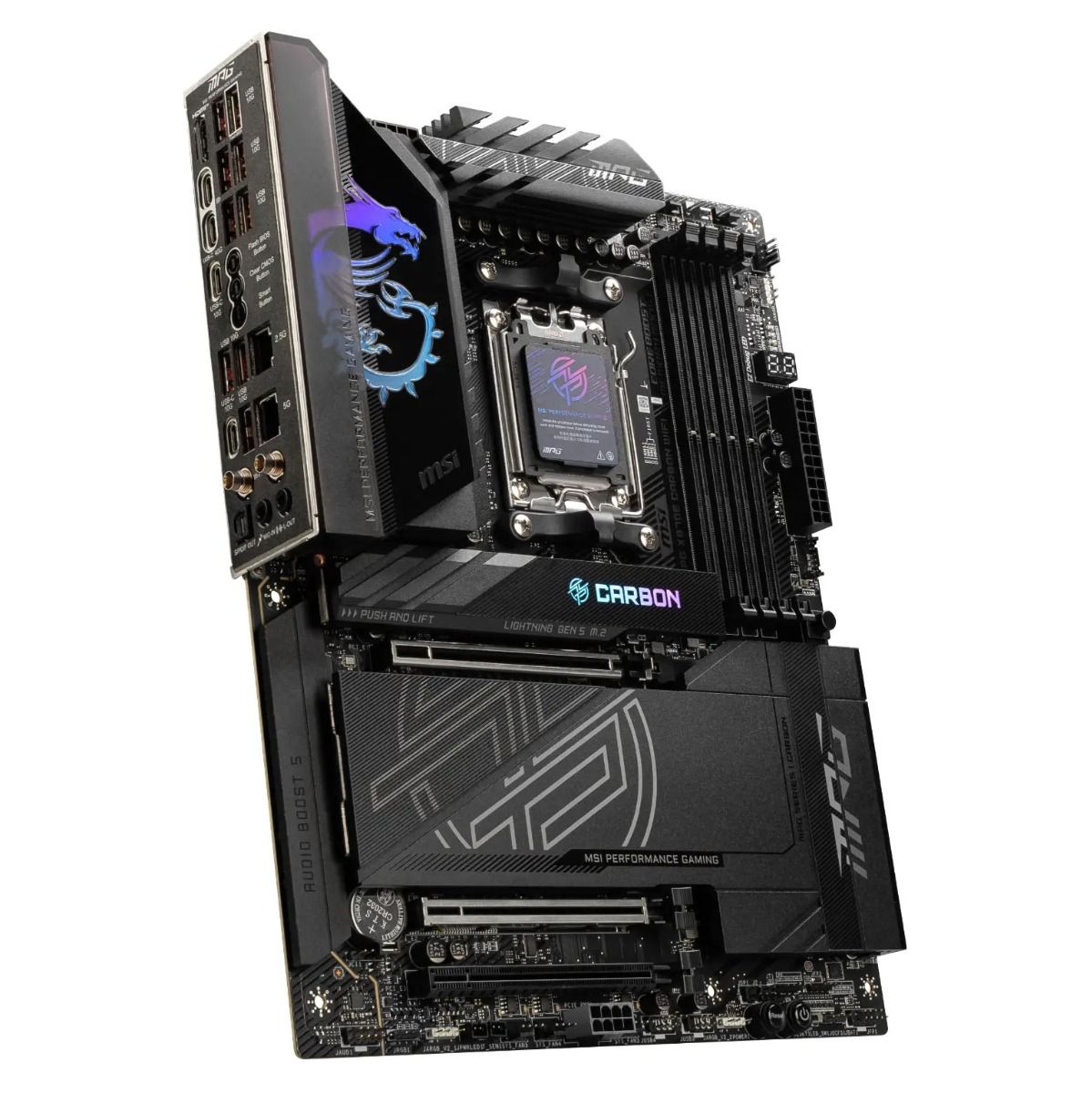 MSI MPG X870E CARBON WIFI 7 ATX Motherboard AMD AM5 X870E DDR5 5Gbit LAN