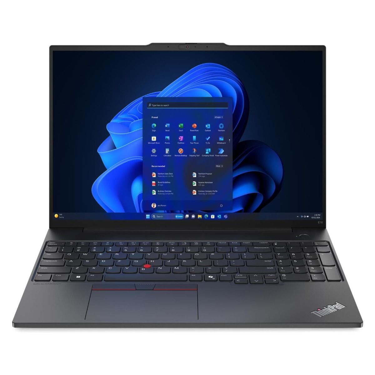 Lenovo ThinkPad E16 Gen 2 Laptop AMD Ryzen 5 16GB RAM 256GB SSD 11 Pro Black