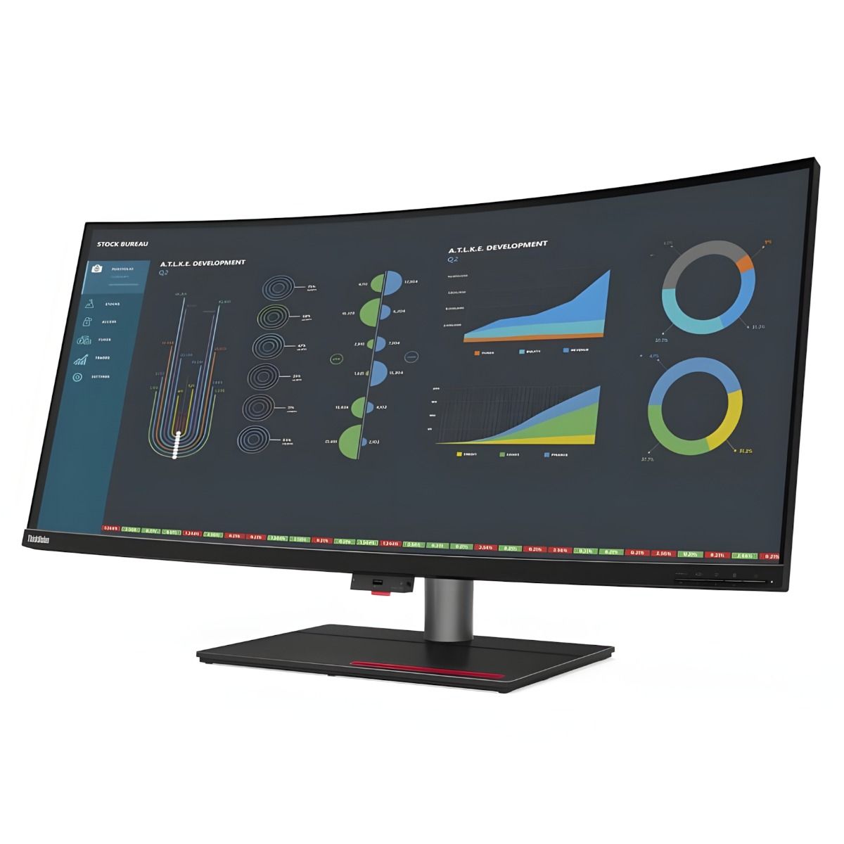 Lenovo ThinkVision P40w-20 39.7" 4K Ultra HD Monitor 75Hz 4ms 2500R Black