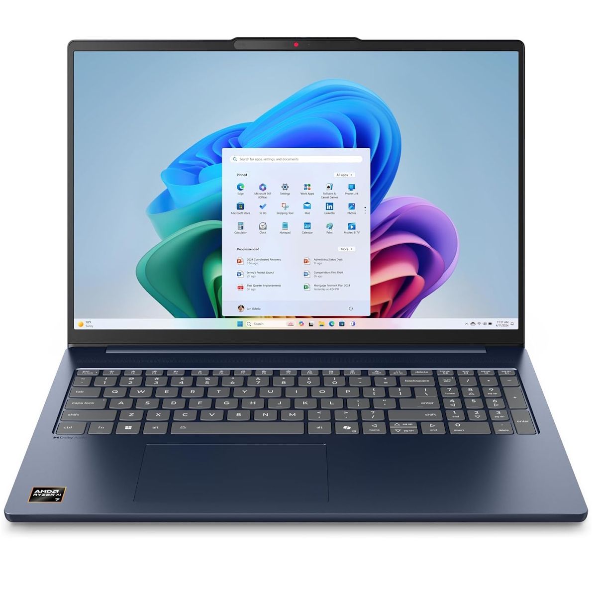 Lenovo IdeaPad Slim 5 16AHP10 16" OLED Laptop AMD Ryzen 7 32GB RAM 1 TB SSD
