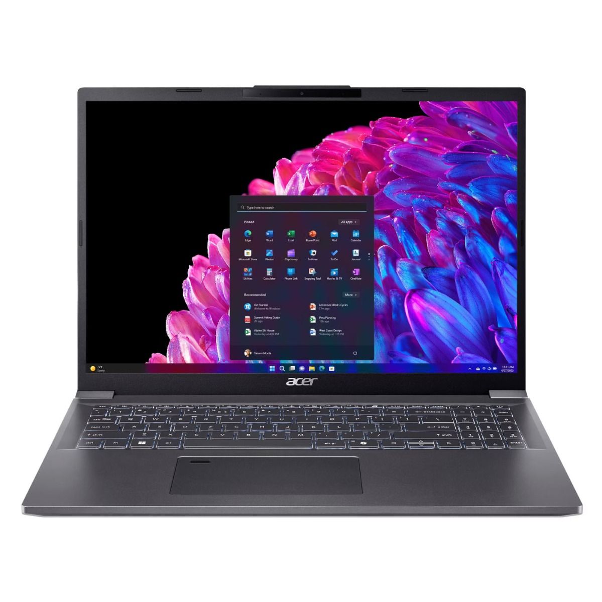 Acer Aspire 16 A16-71M-74PC Laptop Intel Core Ultra 7 16GB 1TB OLED Grey