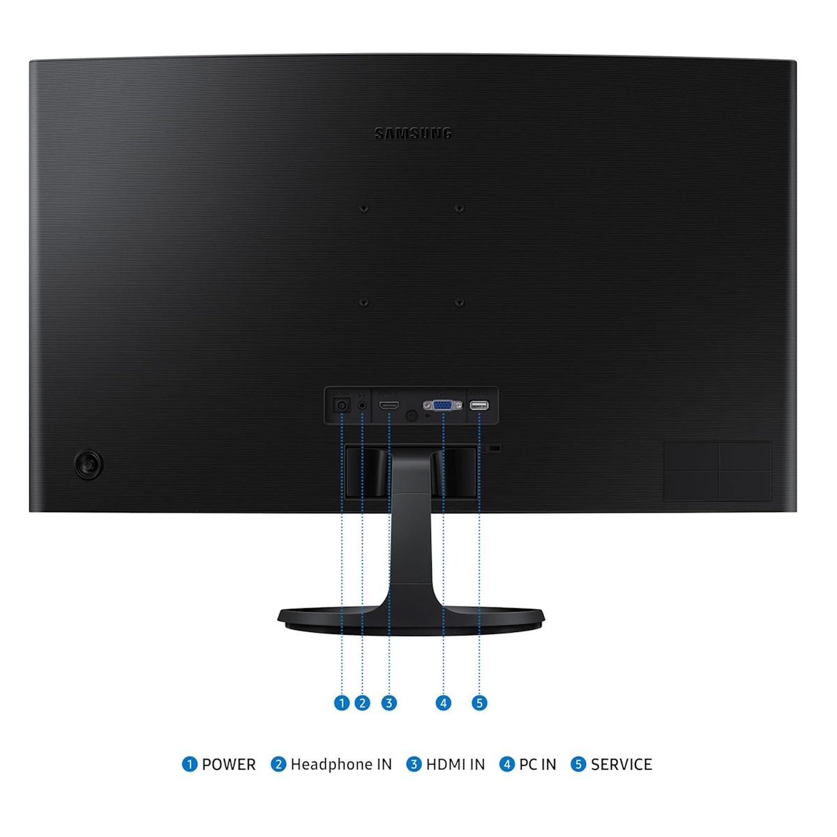 Samsung Essential S3 S36GD 27" FHD 1800R Curved Monitor 100Hz Refresh Black