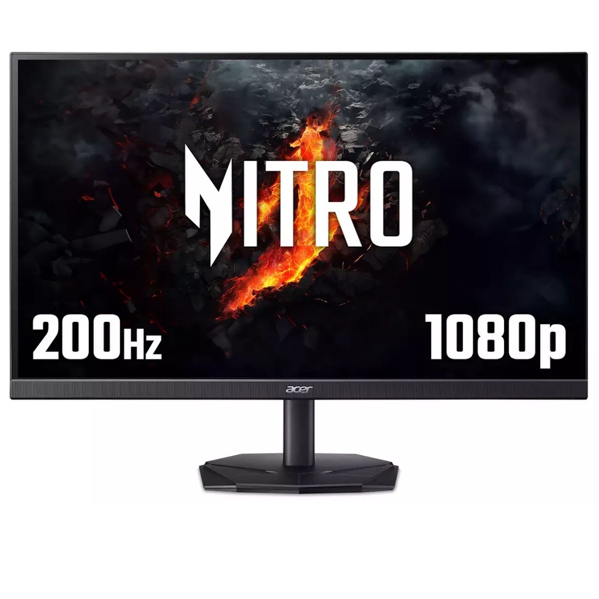 Acer Nitro KG1 KG241Y X1 23.8" Full HD Monitor 200Hz Refresh 0.5ms Response HDR10