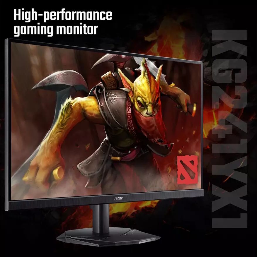 Acer Nitro KG1 KG241Y X1 23.8" Full HD Monitor 200Hz Refresh 0.5ms Response HDR10