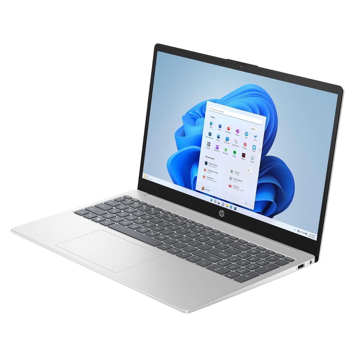 HP 15-fc0049na 15.6" Laptop AMD Ryzen 5 16GB RAM 512GB SSD Silver
