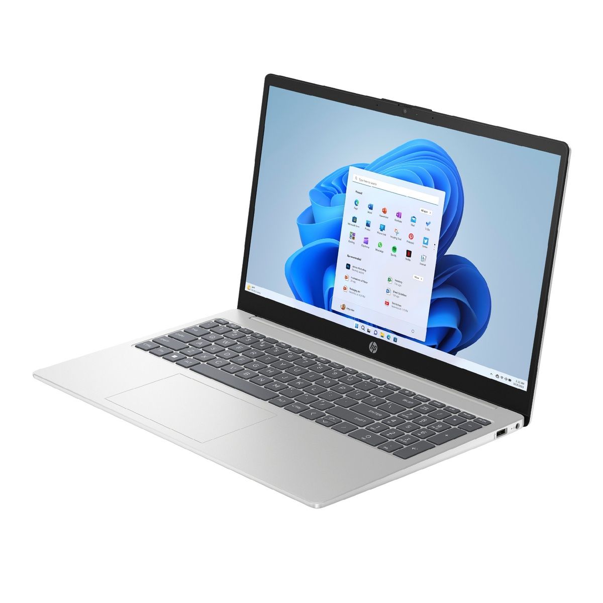 HP 15-fc0049na 15.6" FHD Laptop Ryzen 5 7520U 16GB RAM 512GB SSD Natural silver