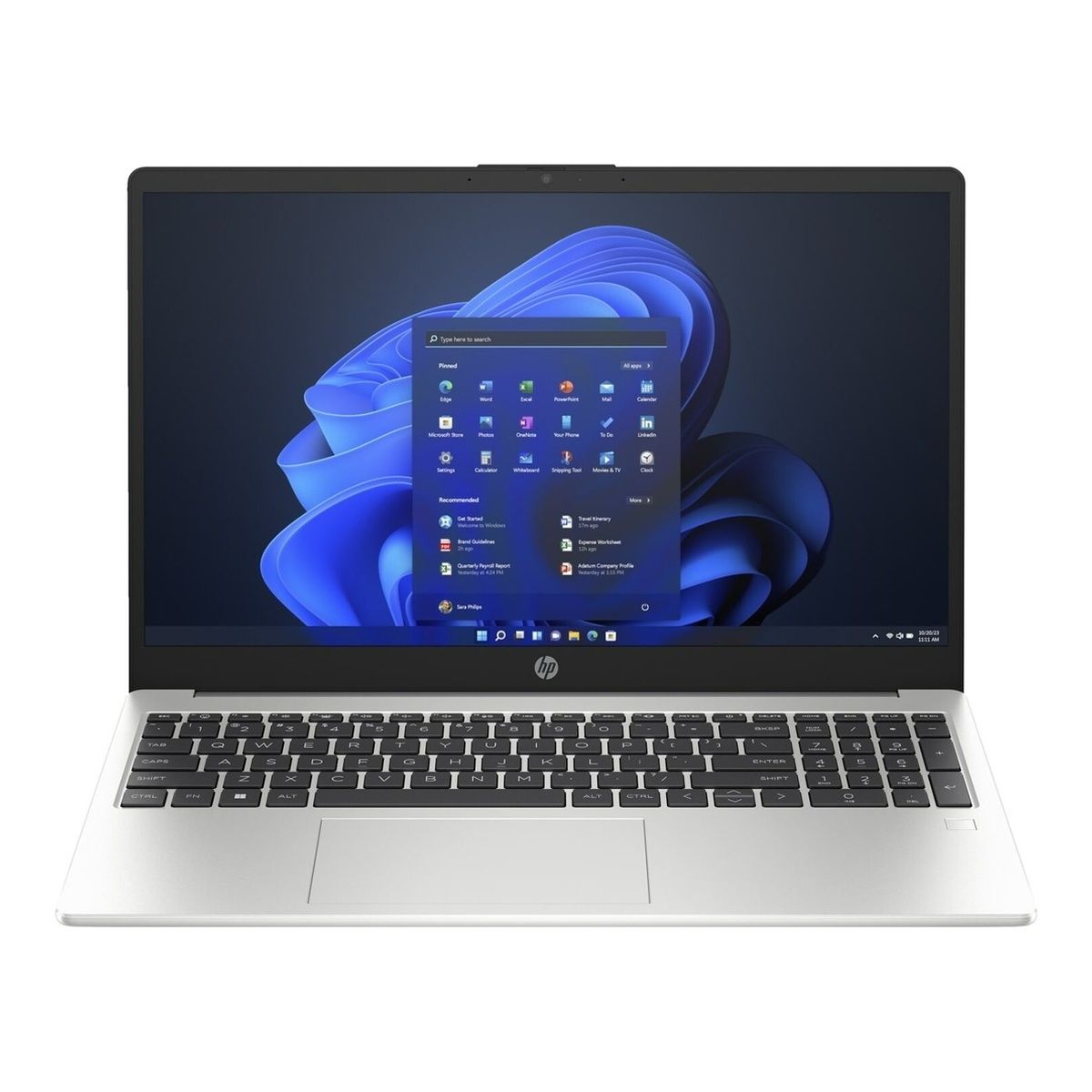 HP 15-fc0049na 15.6" FHD Laptop Ryzen 5 7520U 16GB RAM 512GB SSD Natural silver