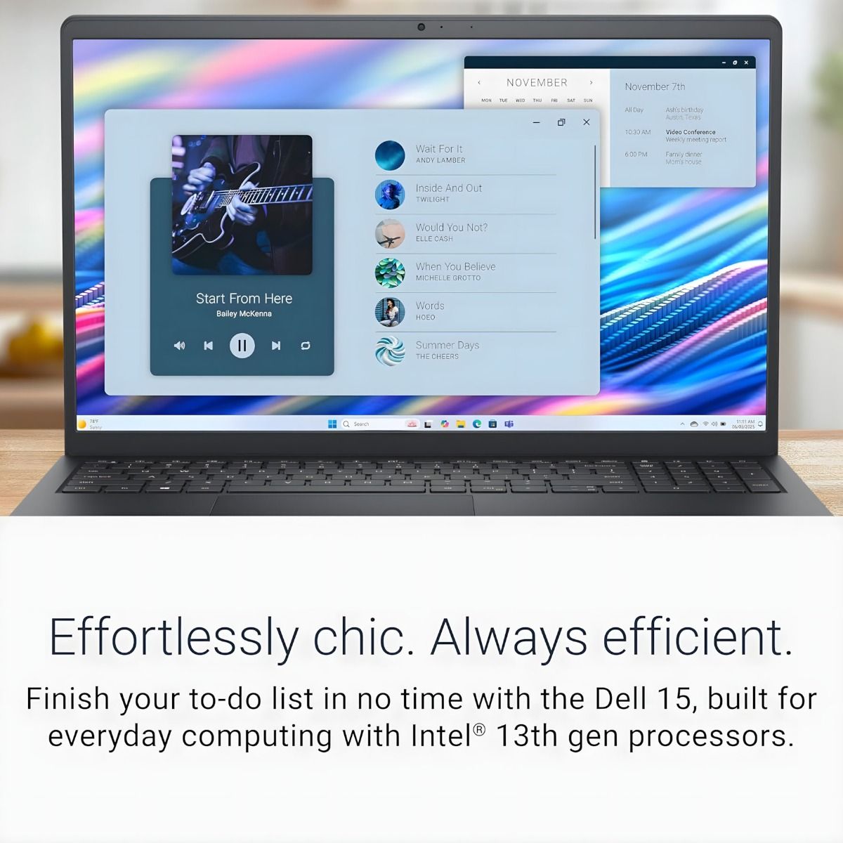 Dell 15 DC15250 Laptop Intel Core i7 13th Gen 16GB RAM 512GB SSD Black