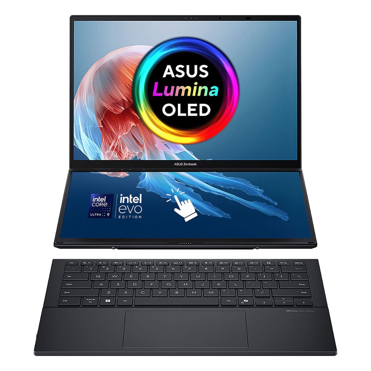 ASUS Zenbook Duo 14" OLED Laptop Touch Core Ultra 9 32GB RAM 1TB SSD Grey