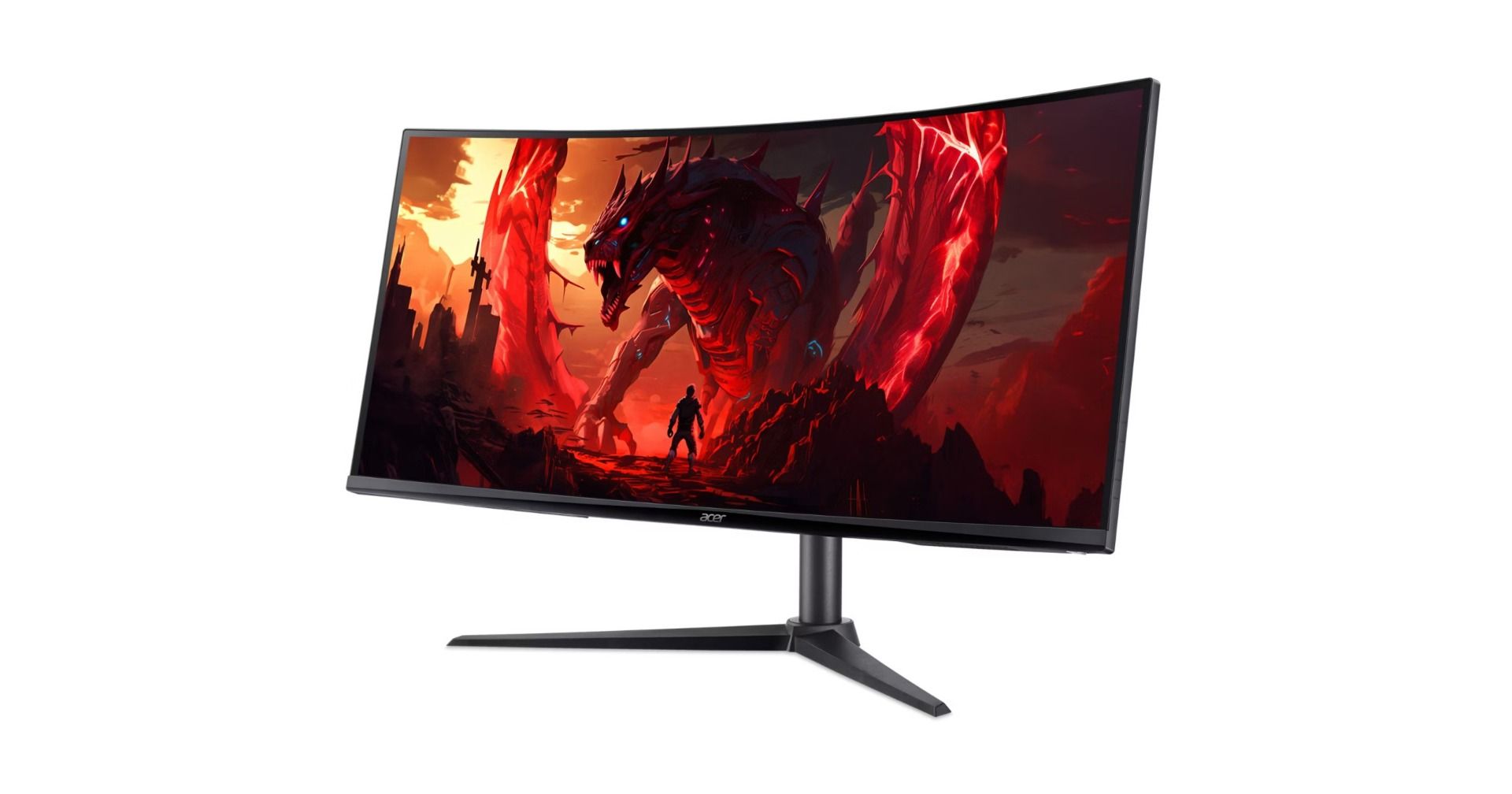 Acer Nitro XZ2 XZ342CU V3 34" Quad HD Curved Gaming Monitor 180Hz Refresh 1ms