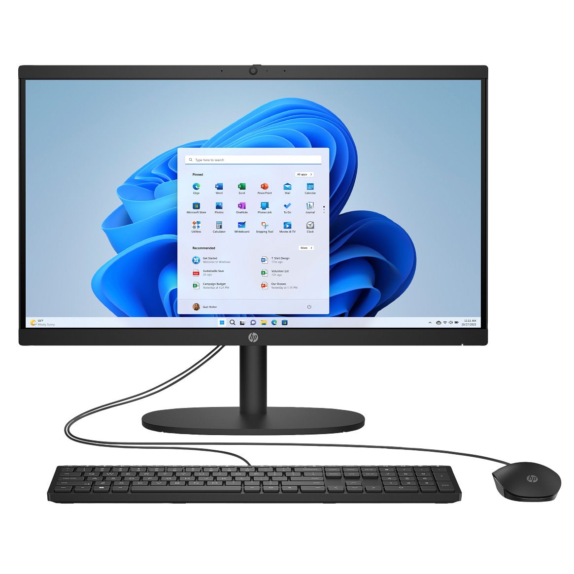 HP 22-dg0001na 21.5" FHD All-in-One Intel Core i3 8GB RAM 256GB Black