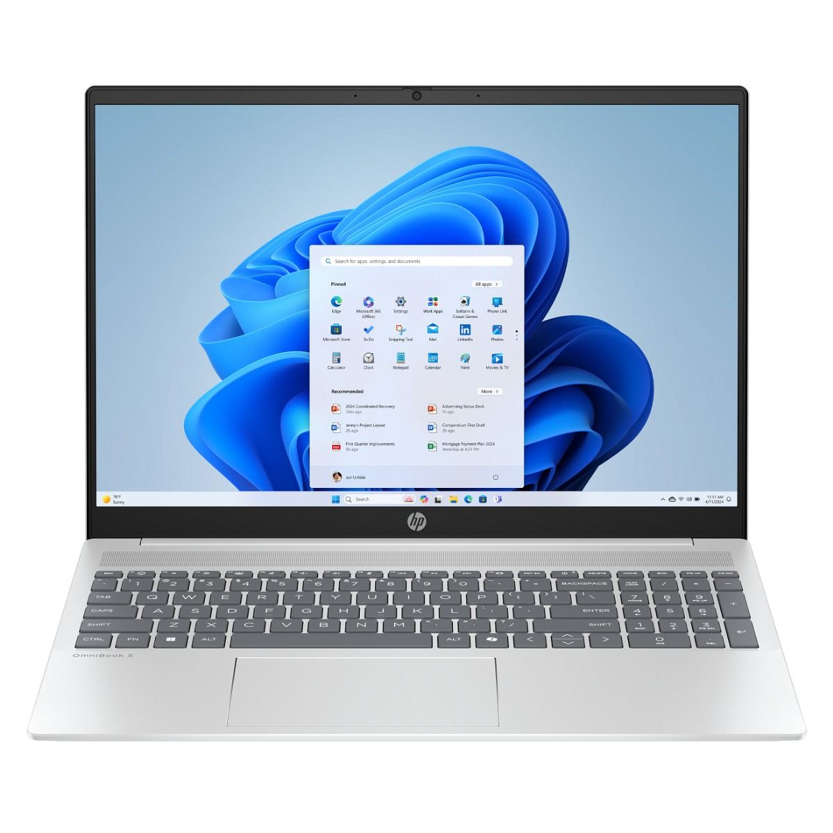 HP OmniBook 5 16-ba1502sa 16" Laptop 2K Intel Core i5 13th Gen 16GB 512GB Silver