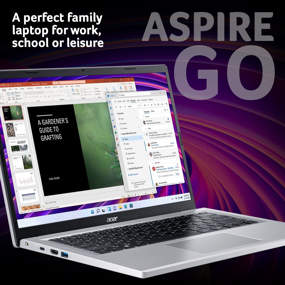 Acer Aspire Go 14 AG14-31P-C5H2 14" WUXGA Laptop N100 4GB RAM 128GB Silver