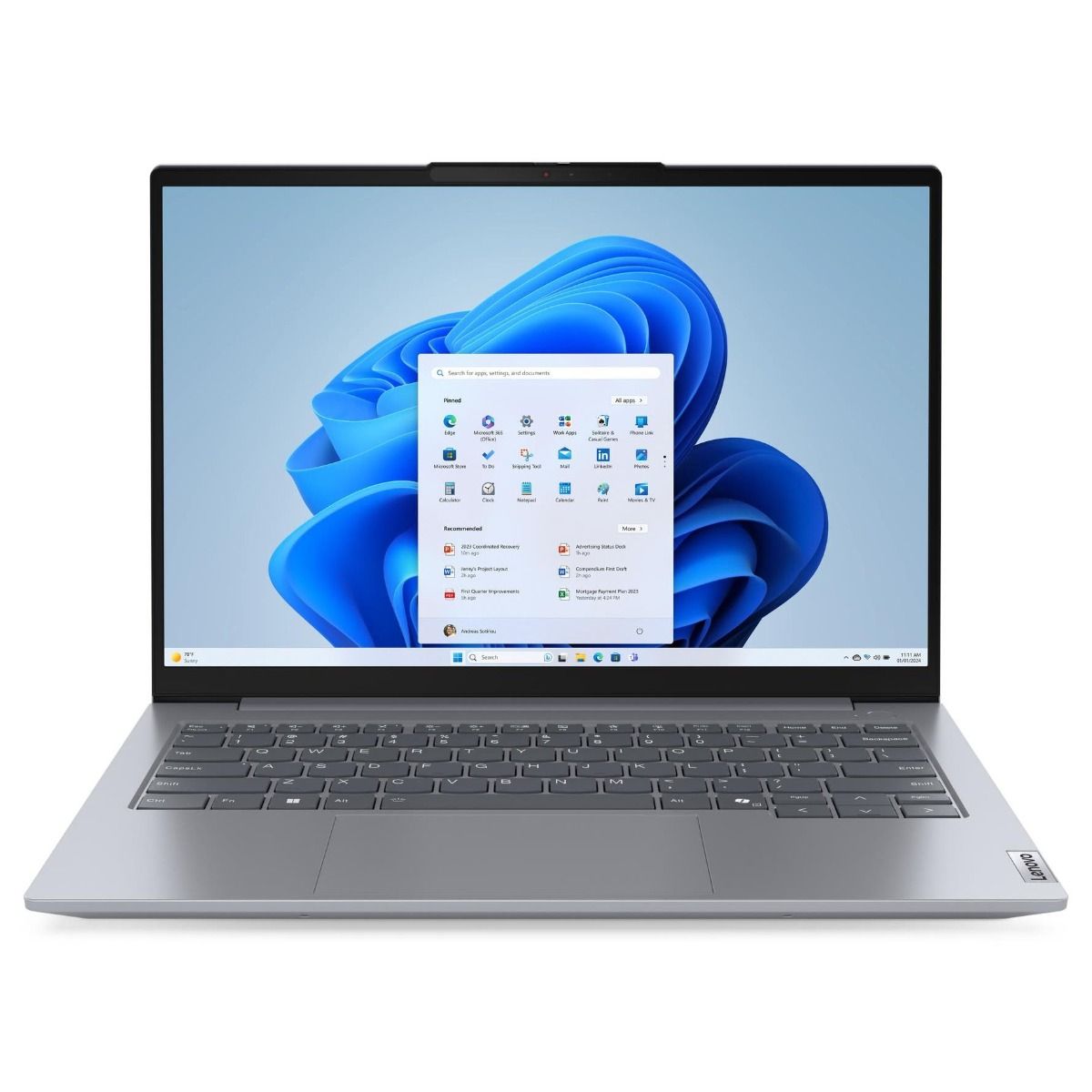 Lenovo ThinkBook 14 G7 ARP Laptop AMD Ryzen 5 7535HS 8GB 256GB 11 Pro Grey