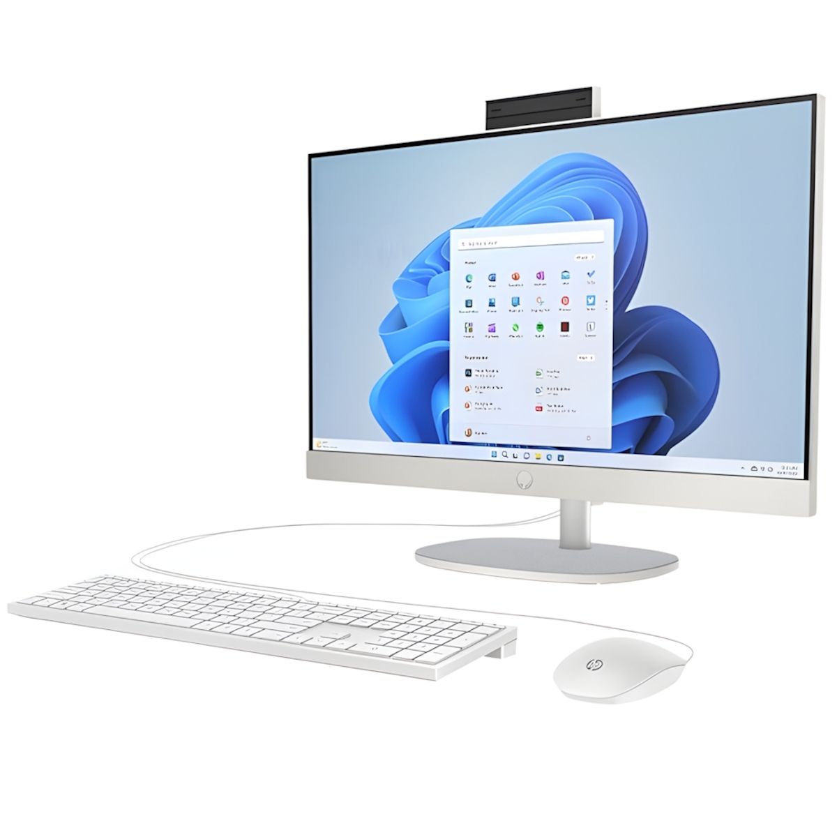 HP 24-cr0058na 23.8" All-in-One Desktop PC Intel Core i3 8GB RAM 512GB SSD