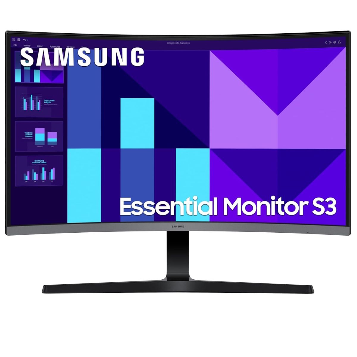 Samsung Essential S3 S39GD 27" Full HD Curved Monitor 100Hz 4ms