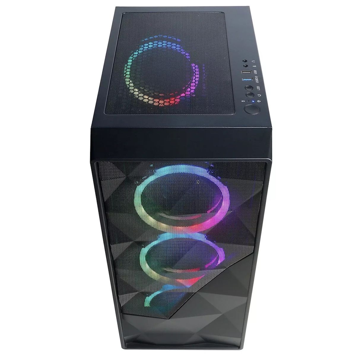 CyberPowerPC Eurus Tower Desktop Gaming PC AMD Ryzen 5 16GB RAM 1TB SSD