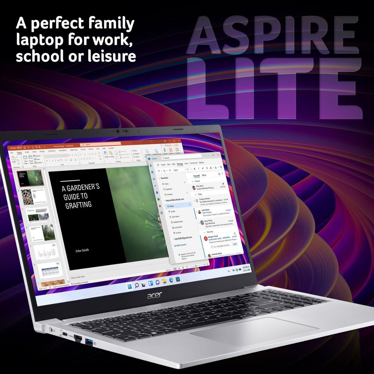 Acer Aspire Lite AL15-33P-31QP 15.6" Laptop Intel N355 8GB RAM 512GB SSD