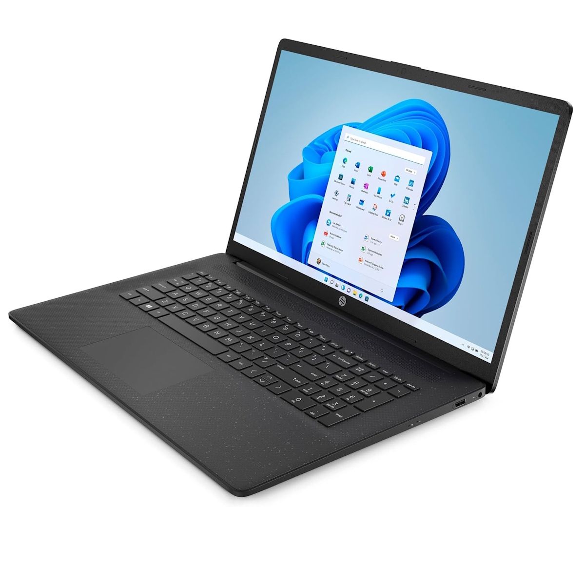 HP 17-cn3502sa 17.3" Full HD Laptop Intel N100 4GB RAM 128GB SSD Black