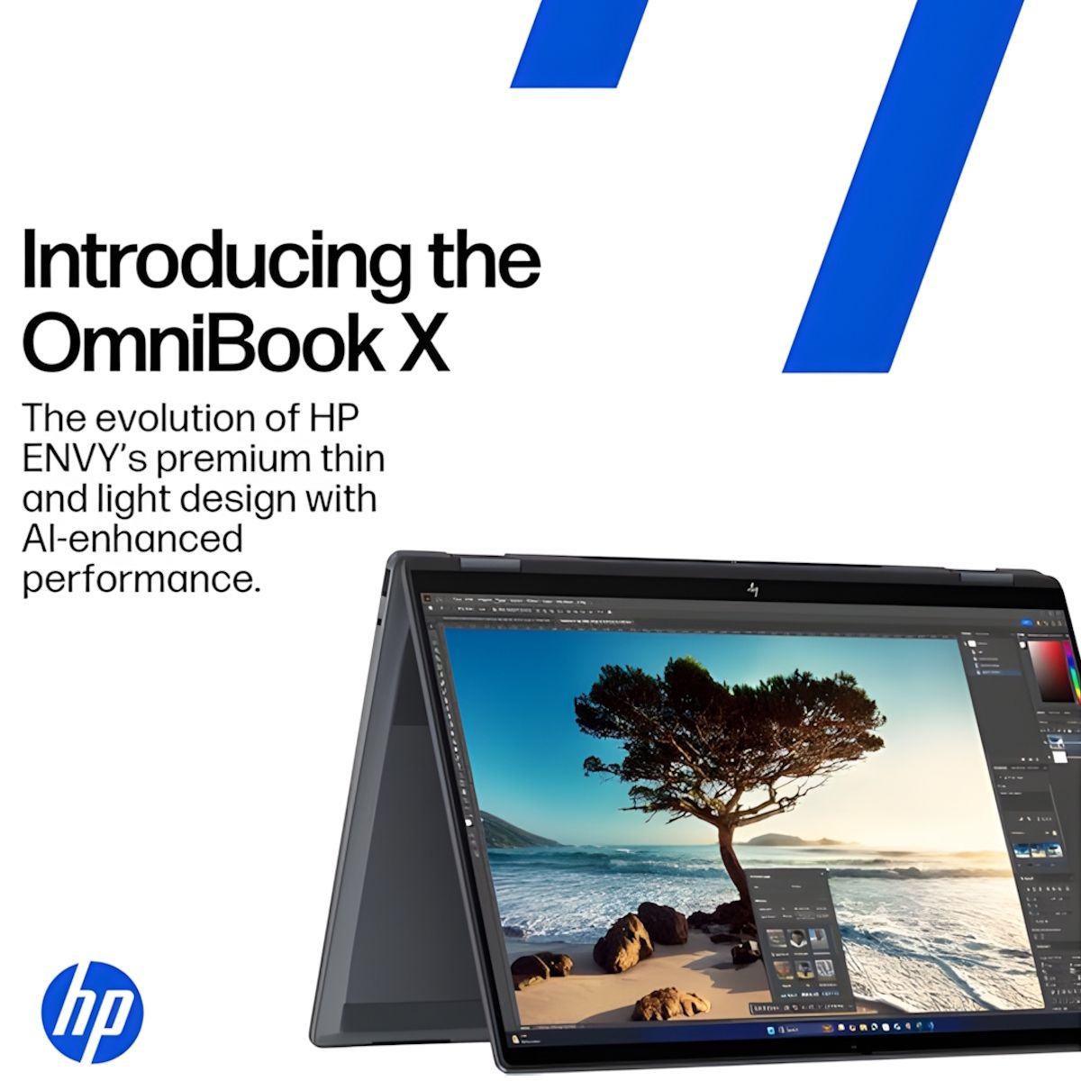 HP OmniBook X Flip AI 16" 2-in-1 OLED Laptop Intel Ultra 7 16GB 1TB SSD