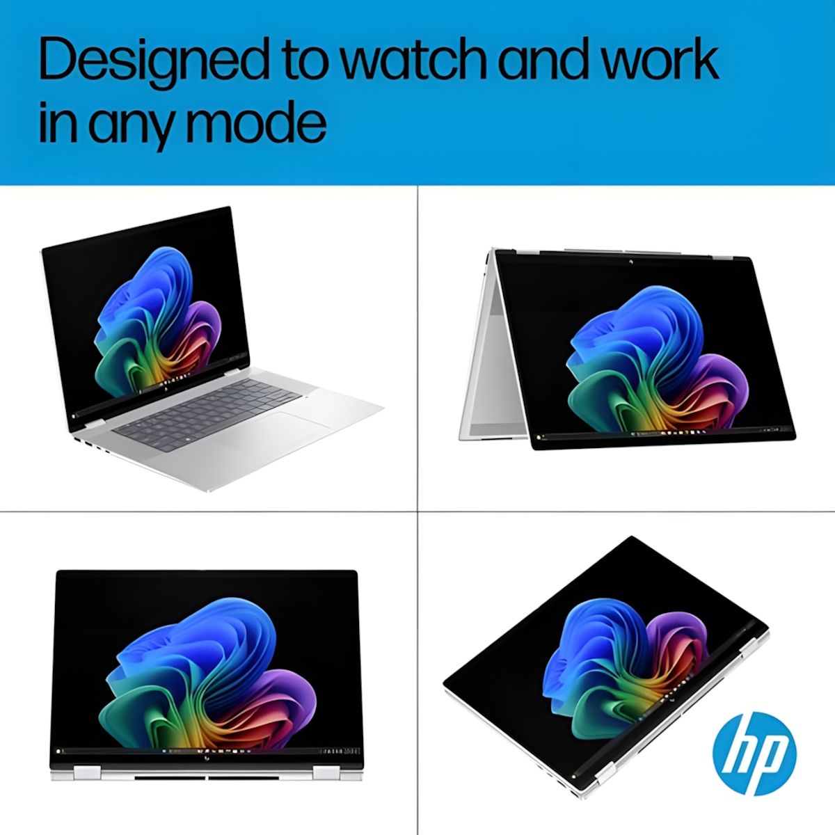 HP OmniBook X Flip AI 16" 2-in-1 OLED Laptop Intel Ultra 7 16GB 1TB SSD