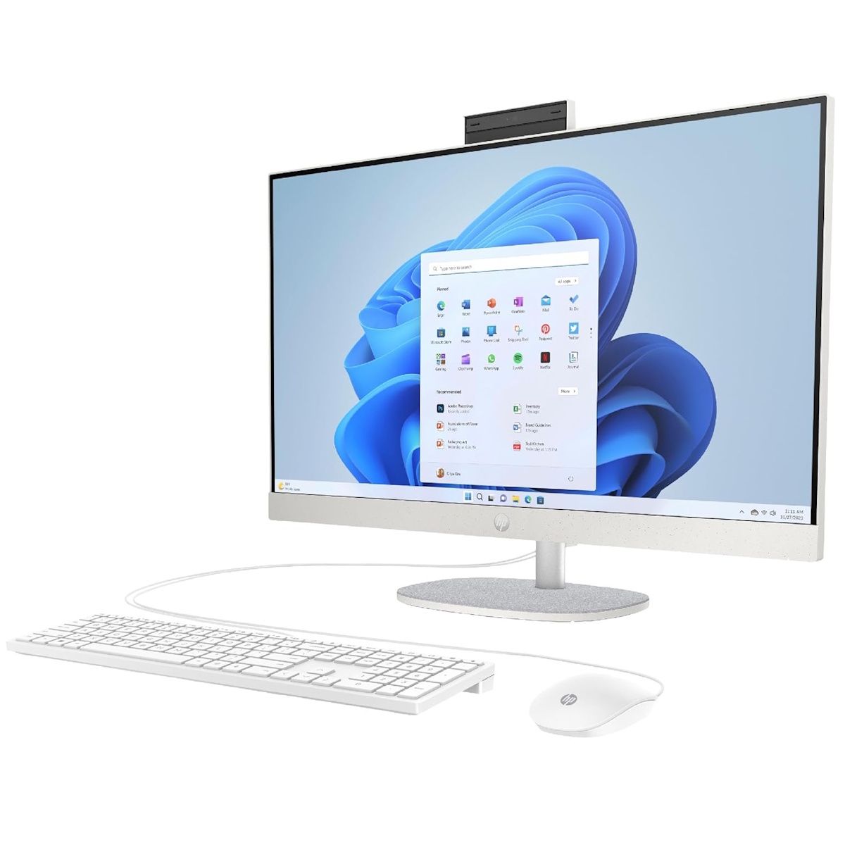 HP 27-cr0051na 27" All-in-One Desktop PC AMD Ryzen 7 16GB RAM 1TB SSD