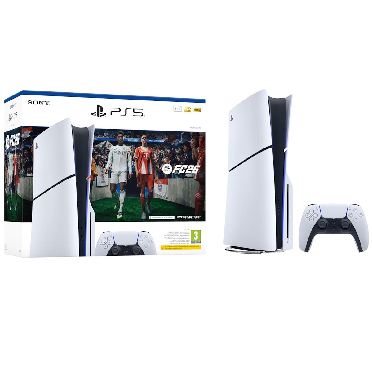 Sony PlayStation 5 Slim 1TB Games Console (Disc Edition) & FC26 Bundle