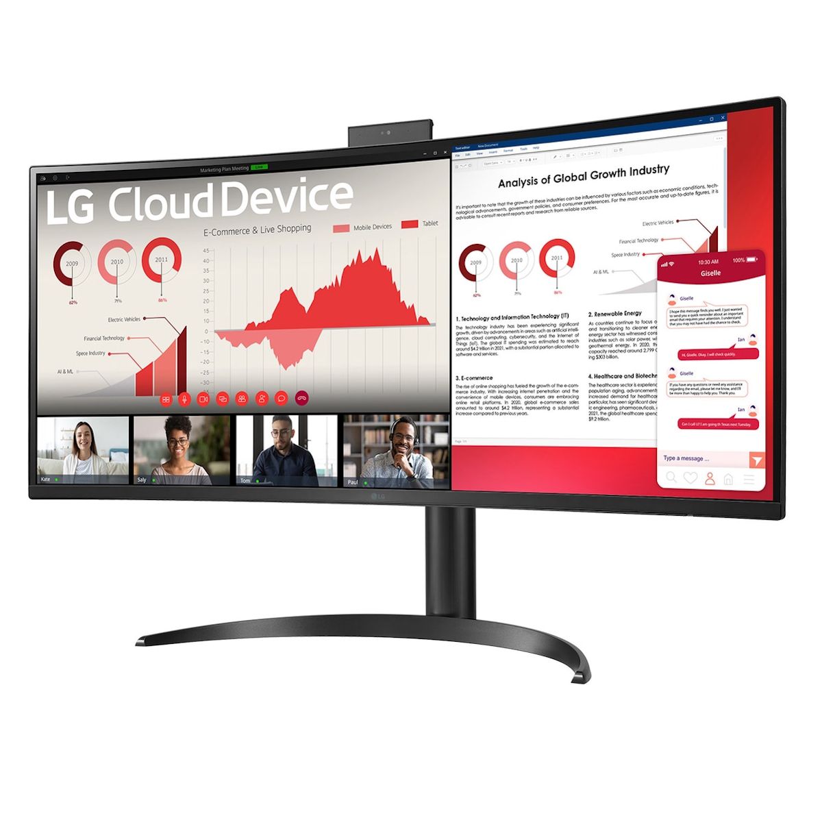LG Cloud Device 34" Curved All-In-One Intel N5105 4GB RAM 16GB Storage ThinOS