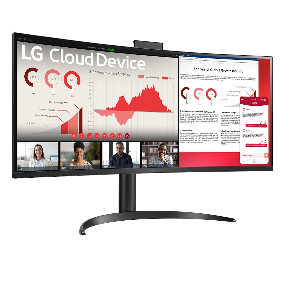 LG Cloud Device 34" Curved All-In-One Intel N5105 4GB RAM 16GB Storage ThinOS