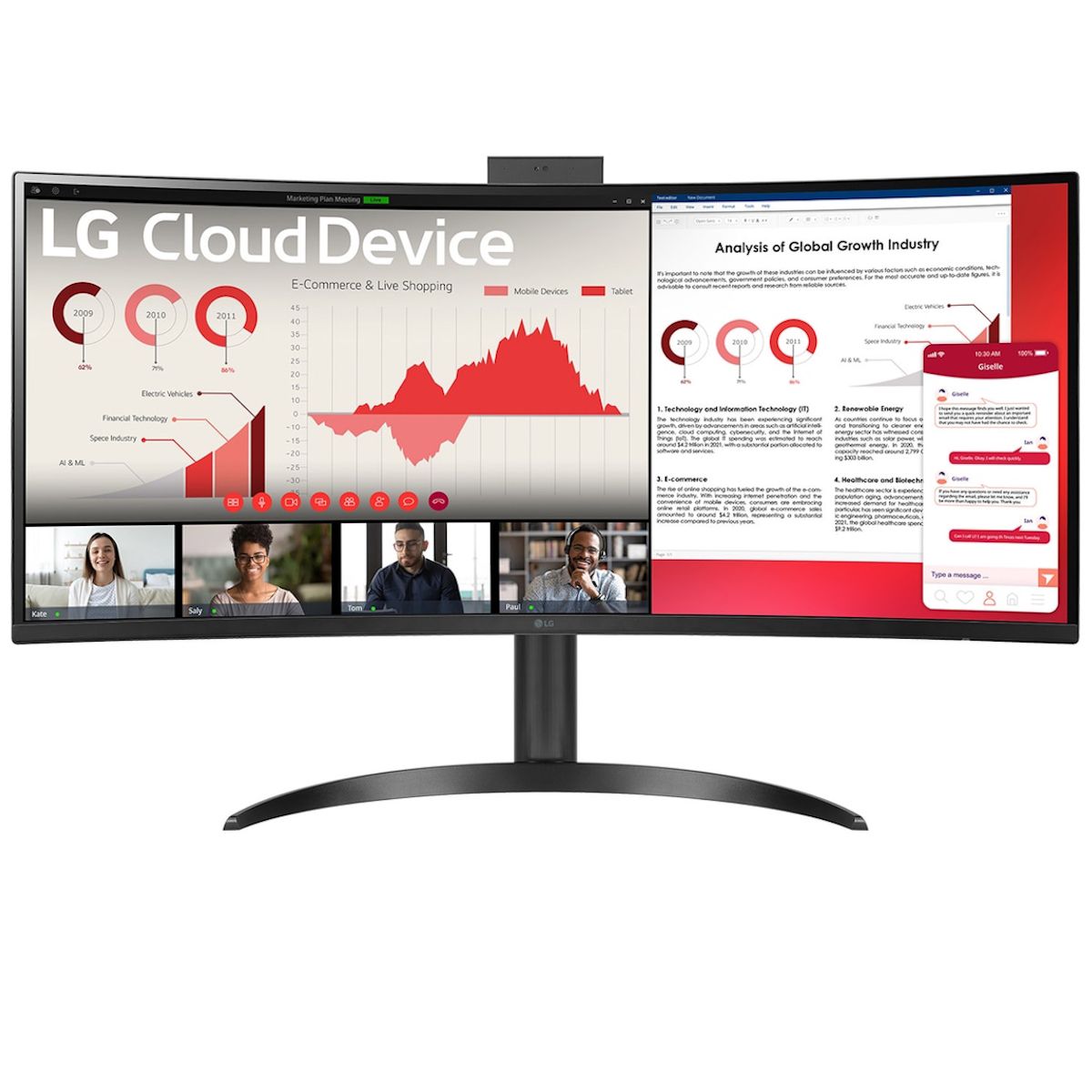 LG Cloud Device 34" Curved All-In-One Intel N5105 4GB RAM 16GB Storage ThinOS