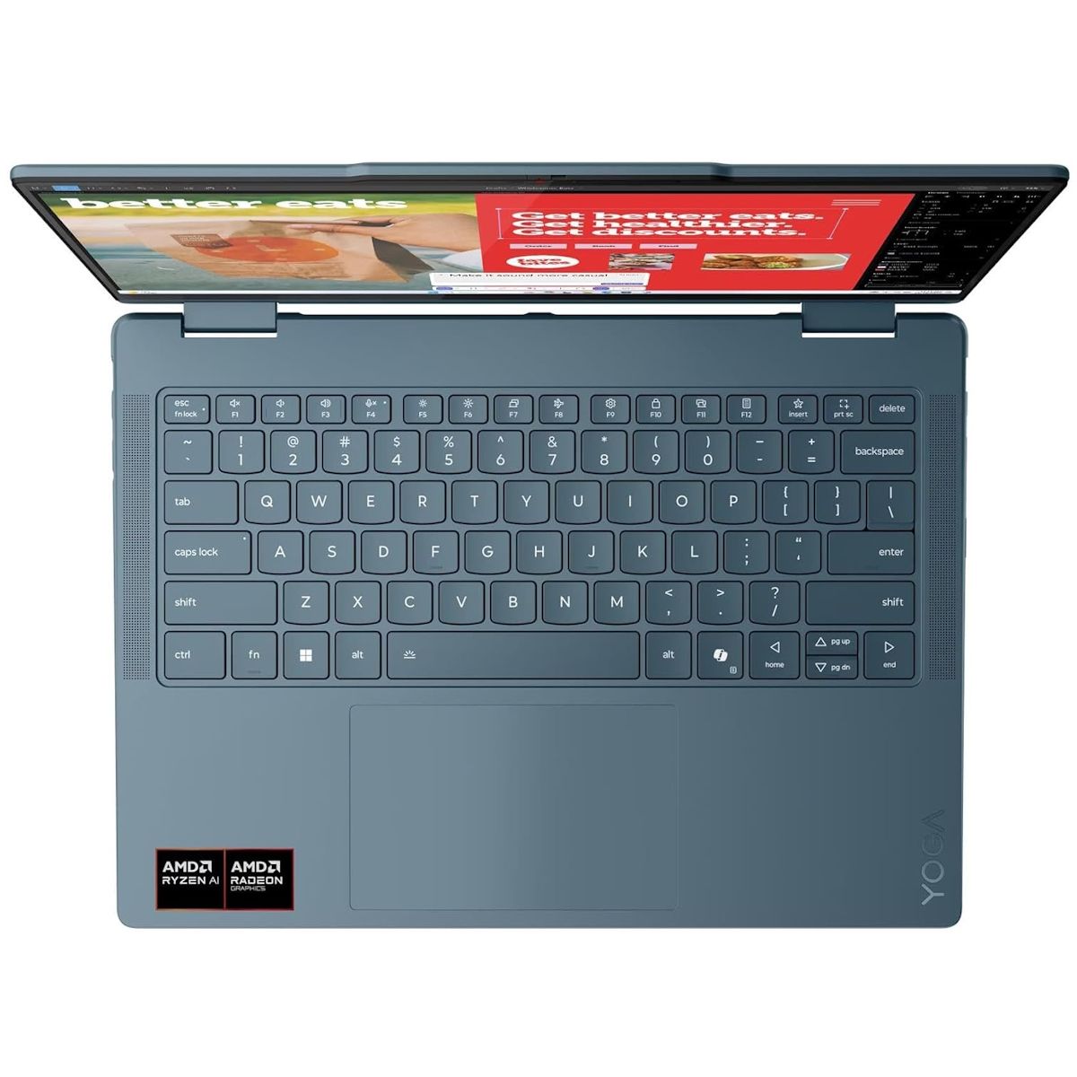 Lenovo Yoga 7 14AKP10 14" 2-in-1 OLED Laptop AMD Ryzen AI 5 16GB RAM 512GB SSD