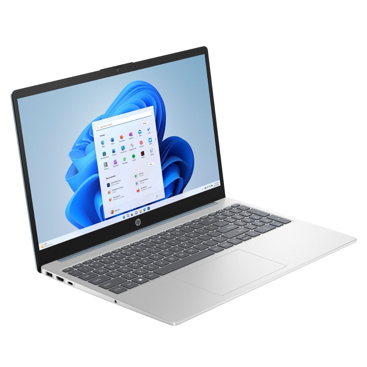 HP 15-fc0053na 15.6" Laptop AMD Ryzen 3 8GB RAM 512GB SSD Silver