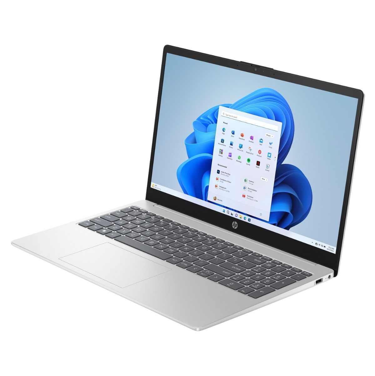 HP 15-fc0053na 15.6" Laptop AMD Ryzen 3 8GB RAM 512GB SSD Silver