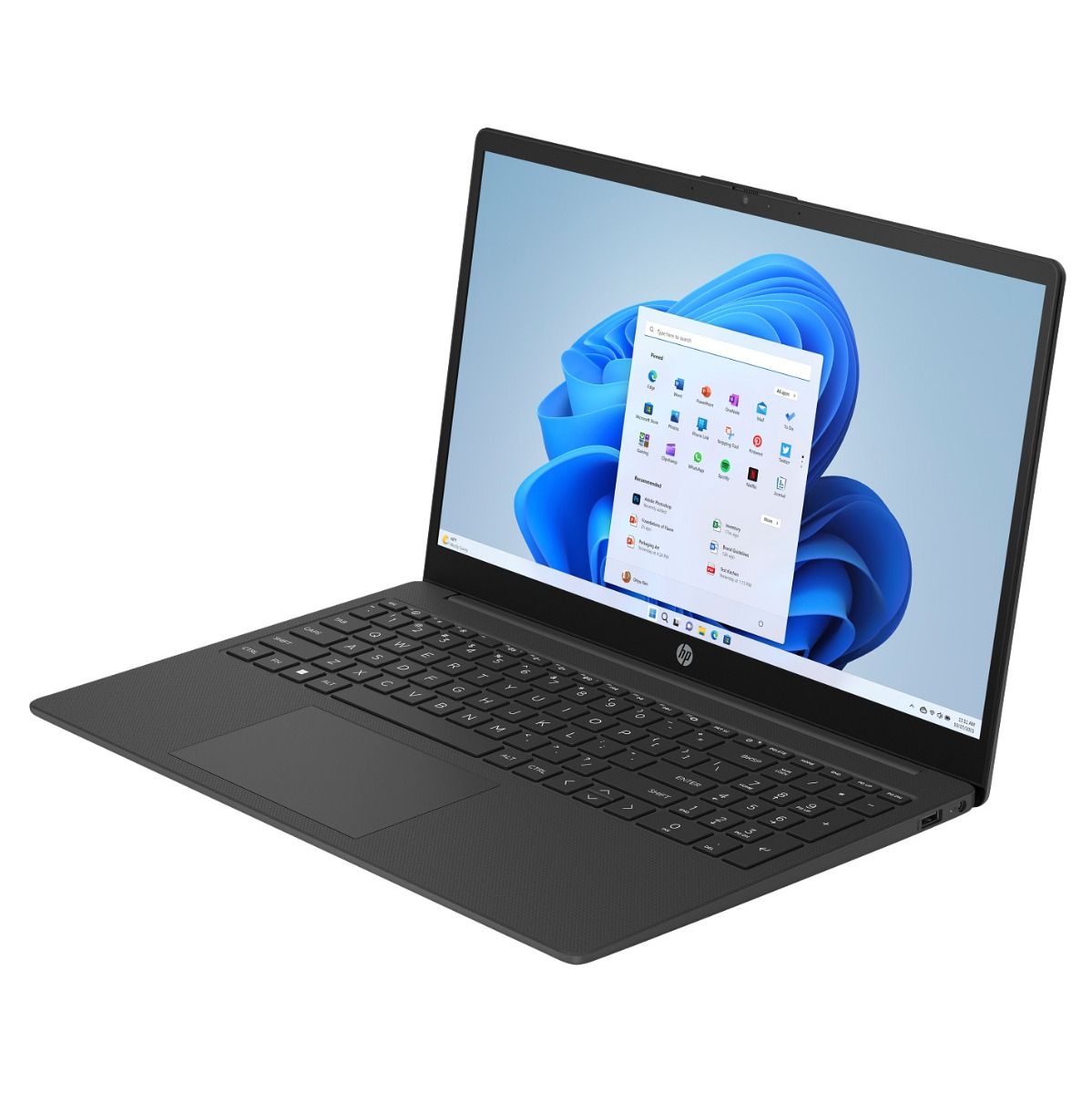 HP 15-fc0057na 15.6" Laptop AMD Ryzen 5 8GB RAM 512GB SSD Black