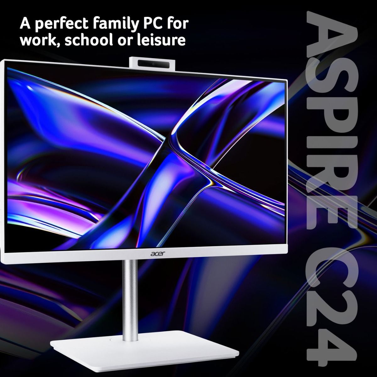 Acer Aspire C24A-GRPL All-in-One AIO 23.8" PC Core i5 13th Gen 16GB 512GB