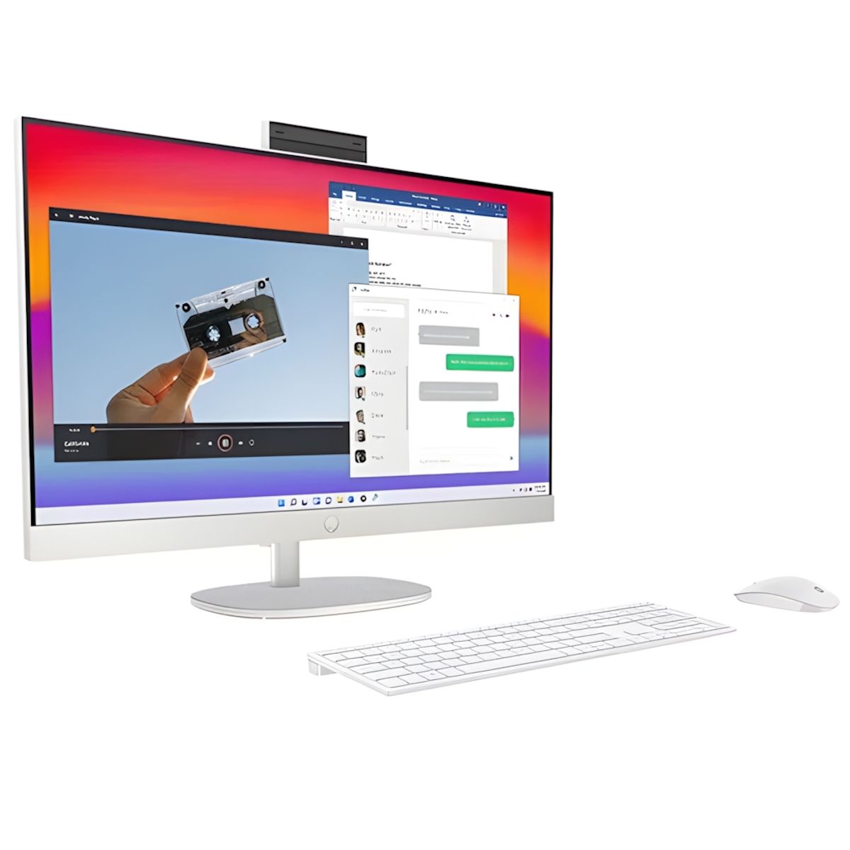 HP 24-cr2002na 23.8" All-in-One Desktop PC Intel Ultra 5 8GB RAM 1TB SSD