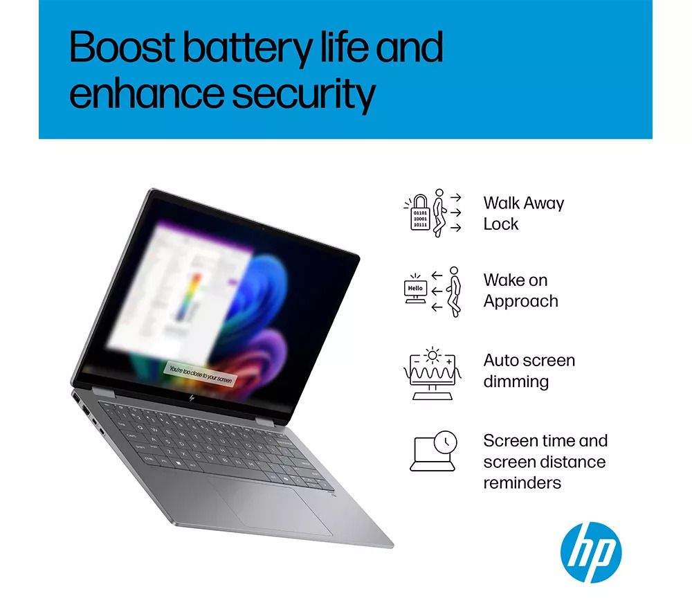 HP OmniBook X Flip AI 14-fk0504sa 14" 2-in-1 Laptop Ryzen AI 5 16GB RAM 512GB SSD