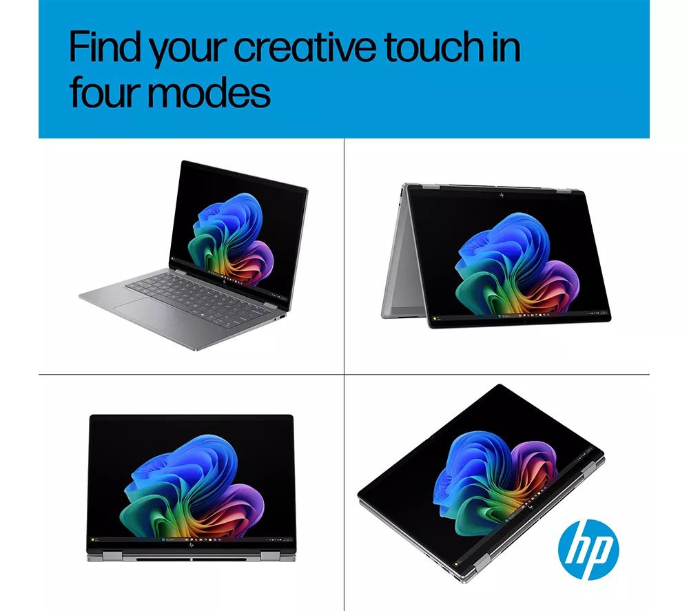 HP OmniBook X Flip AI 14-fk0504sa 14" 2-in-1 Laptop Ryzen AI 5 16GB RAM 512GB SSD