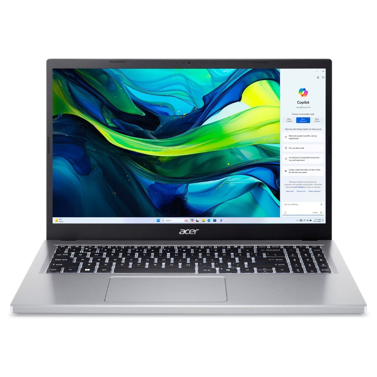 Acer Aspire Go 15 AG15 Laptop Intel Core 3 N355 8GB RAM 128GB UFS