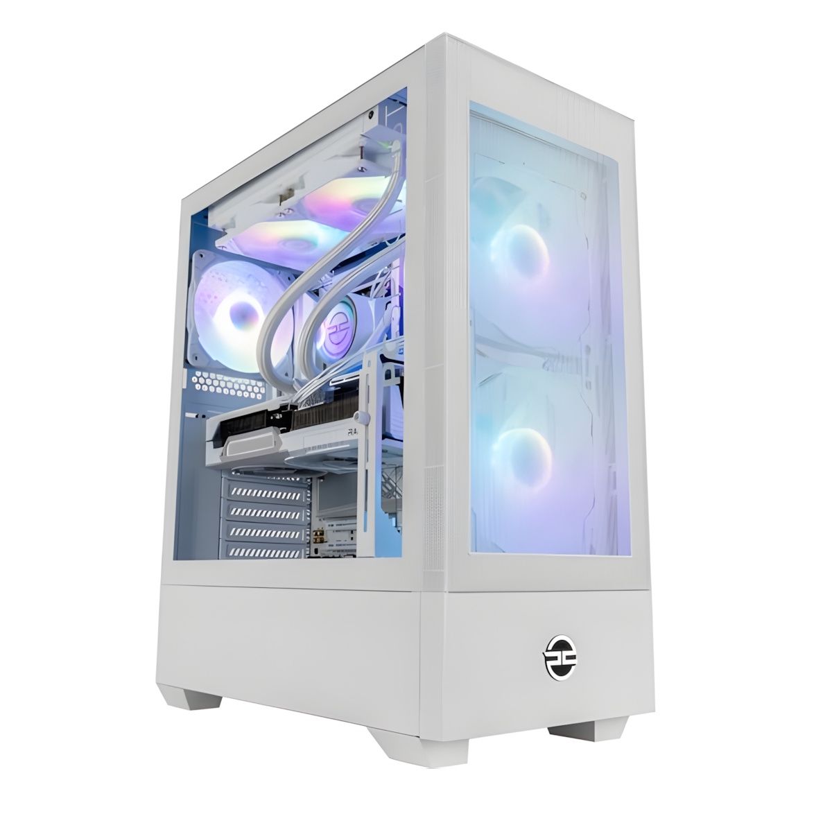 PCSpecialist Luna 85 Gaming PC Ryzen 7 7800X3D 32GB 2TB SSD RX9070XT White