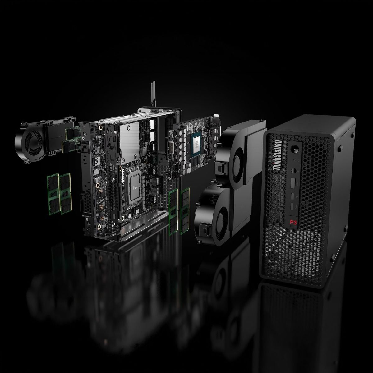 Lenovo ThinkStation P3 Ultra SFF Desktop Intel Core i7 14th Gen 32GB 1TB A1000