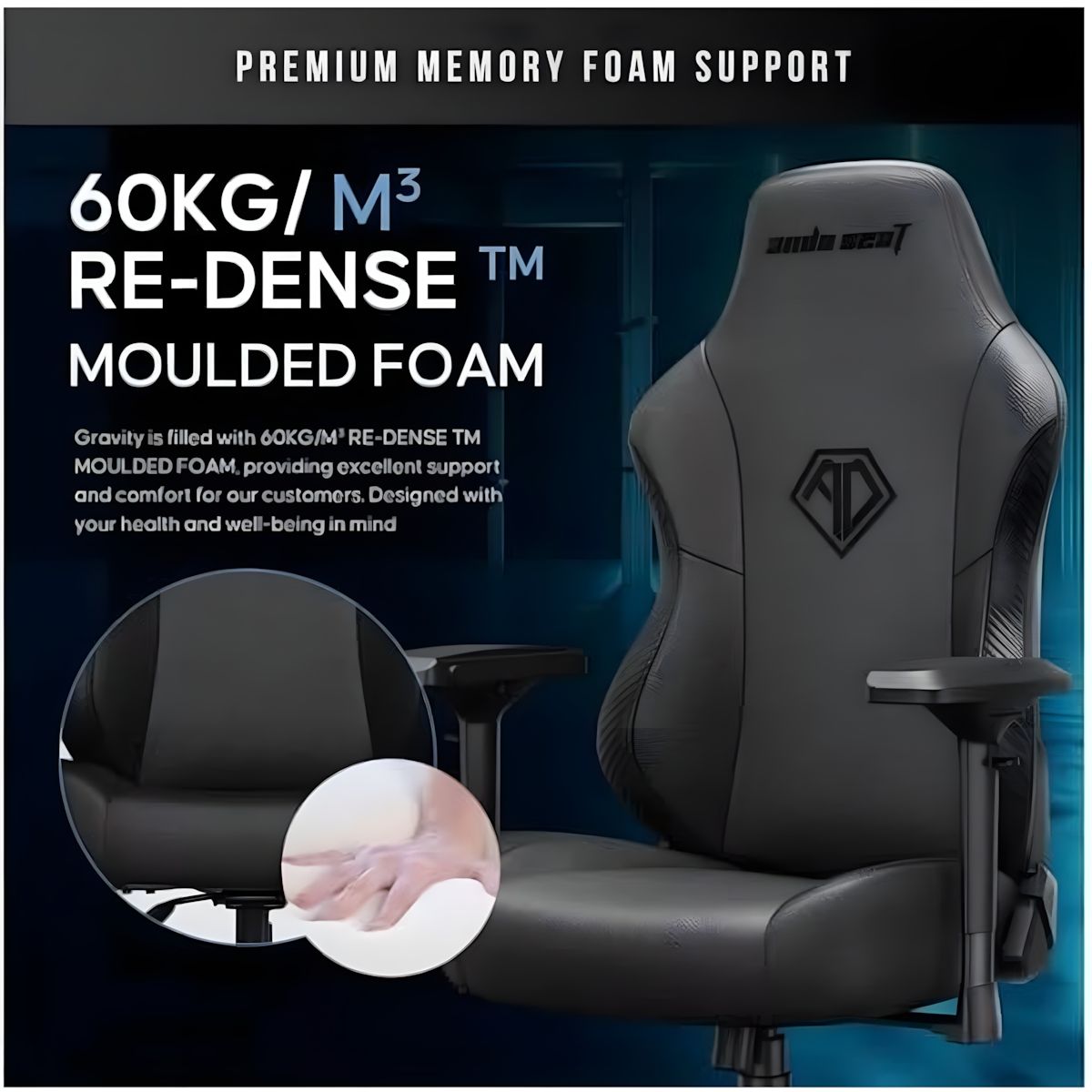 Anda Seat Gravity Gaming Chair - Black