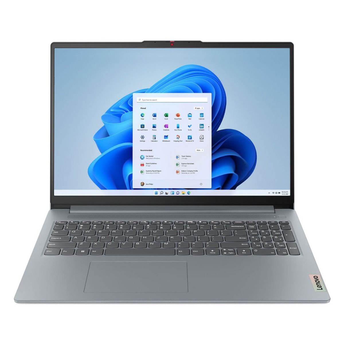 Lenovo IdeaPad Slim 3 15AMN8 15.6" Laptop Ryzen 3 8GB RAM 256GB SSD Grey